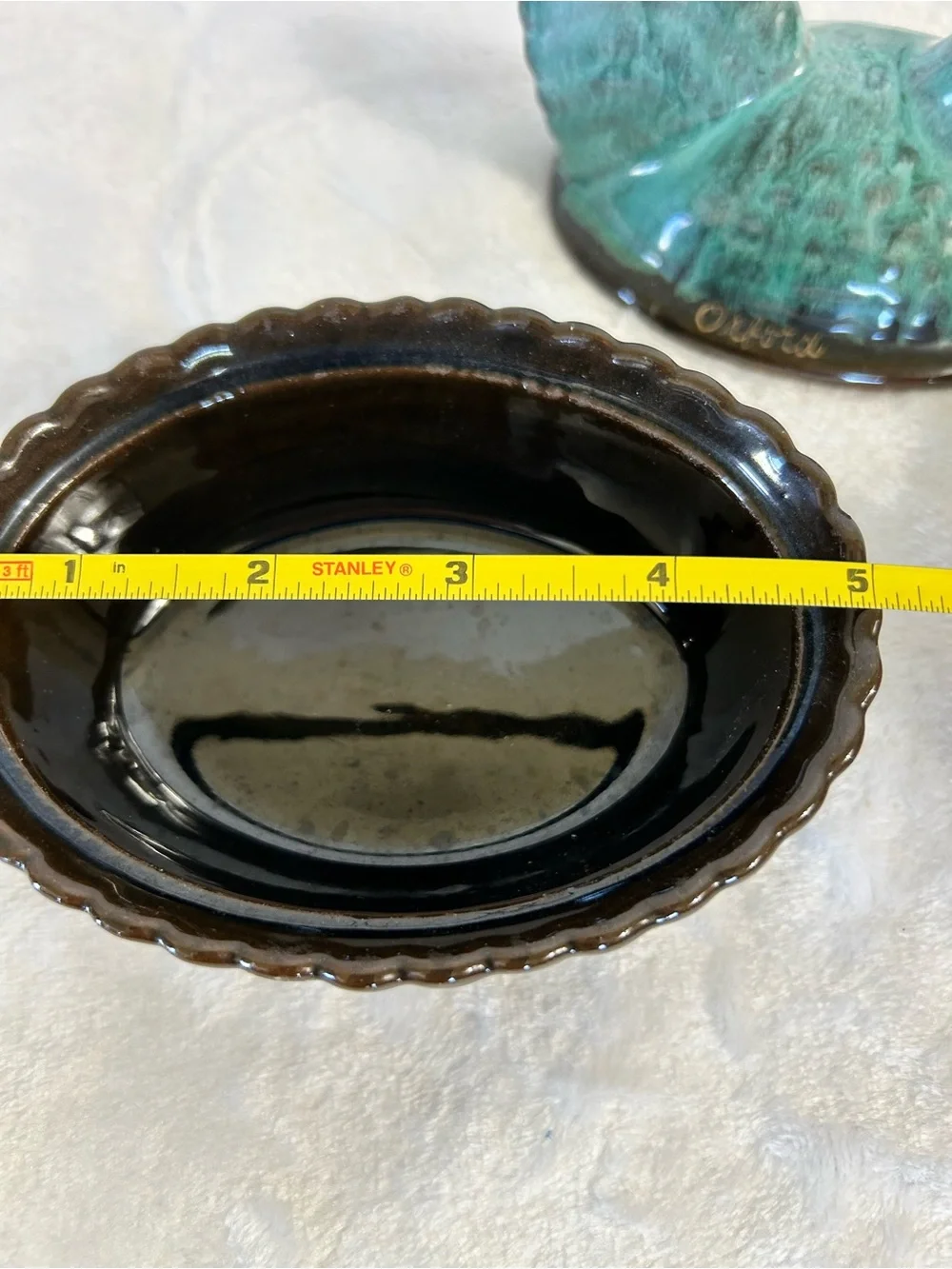 N/A green glazed
